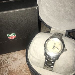 Tag Heuer ladies sports watch w diamonds